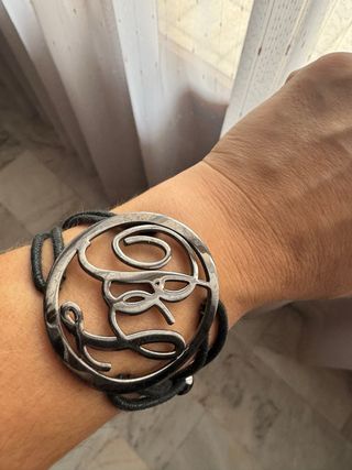 Pulsera Bimba y Lola - Negra y Plata