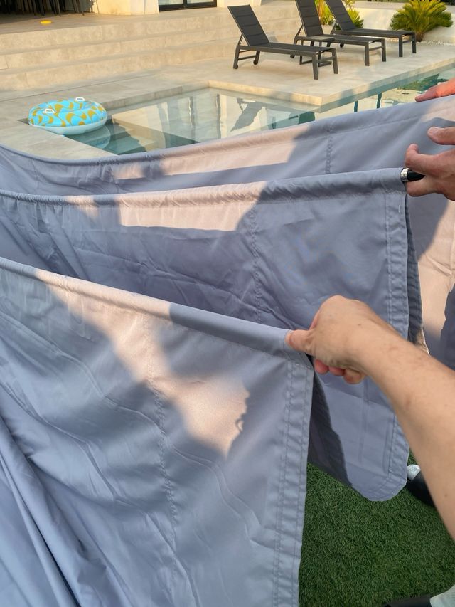 Toldo impermeable sin estrenar.