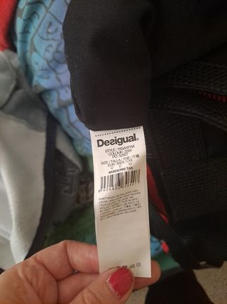 Bolso Desigual negro - Flores