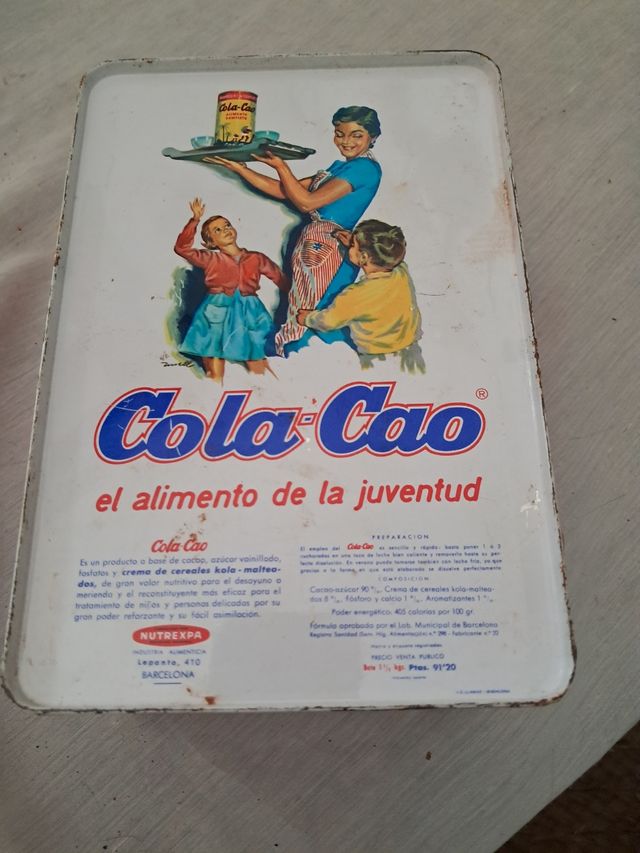  Lata Metálica Vintage ColaCao
