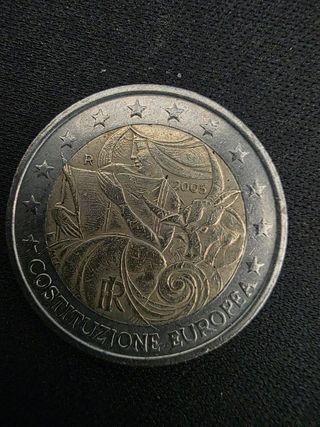 2 euro commemorativo costituzione italiana 2005