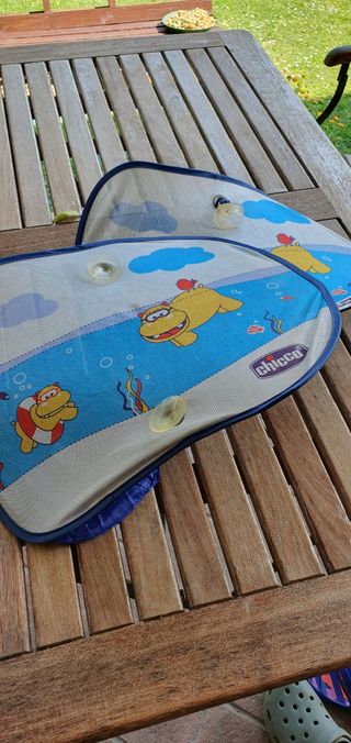 Coppia di ombreggianti per vetri auto