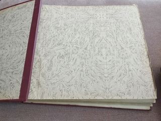Álbum de cromos antiguo