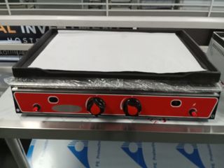 parrilla + plancha a gas