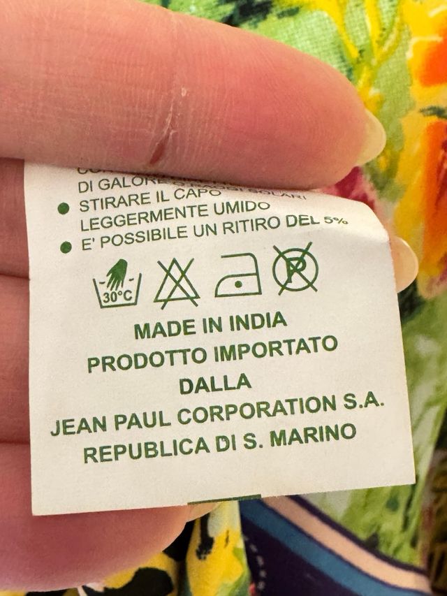 Caftano Lungo Multicolor Tg. unica