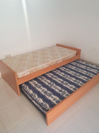 Cama nido con 2 colchones