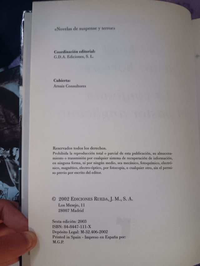 Colección Novelas de Terror y Suspense