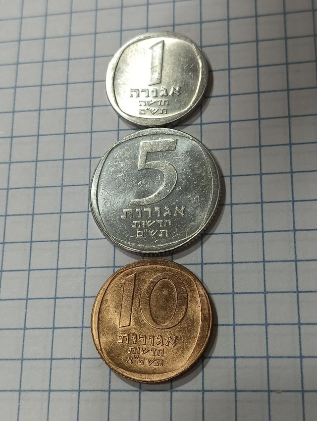 Monedas Israel