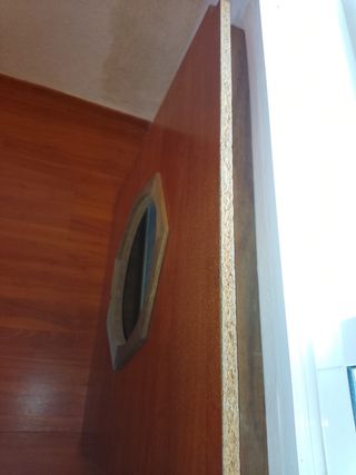 MESA MADERA,desmontable y extensible + 2 sillas y