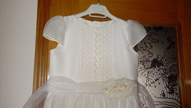 Vestido comunión niña blanco