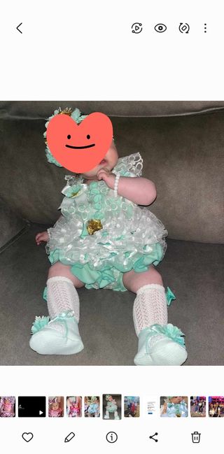 Traje de flamenca de bebé