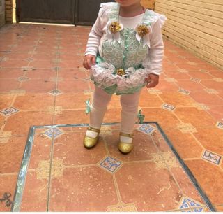 Traje de flamenca de bebé