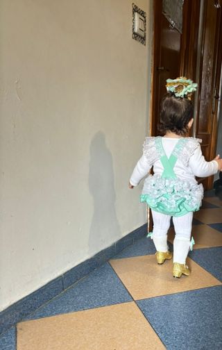 Traje de flamenca de bebé