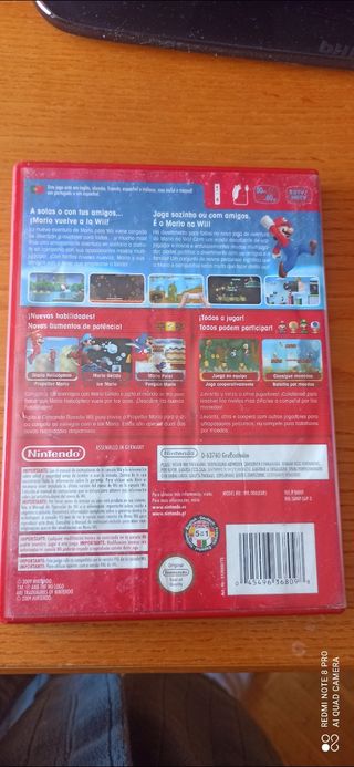 Videojuego Súper Mario Bros. Wii

