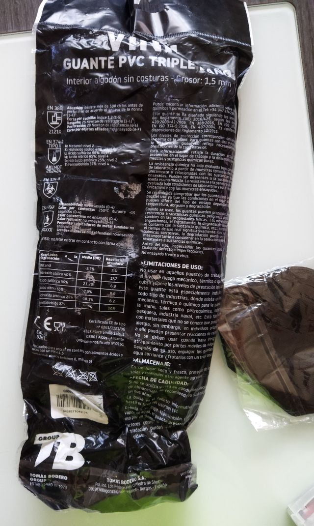 Casco, guantes y protección auditiva