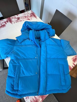 Chaqueta acolchada Zara azul