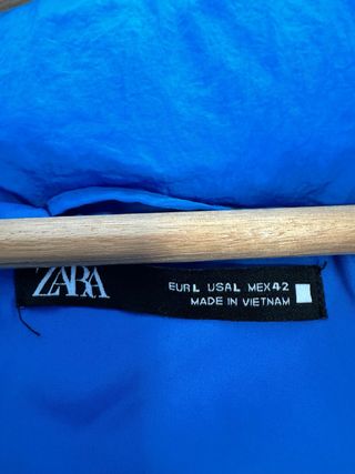 Chaqueta acolchada Zara azul