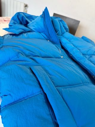 Chaqueta acolchada Zara azul