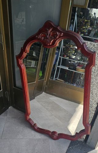 Espejo grande  de madera vintage