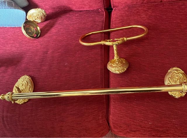 Juego toallero baño