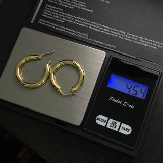 Pendientes aros de oro 18kt