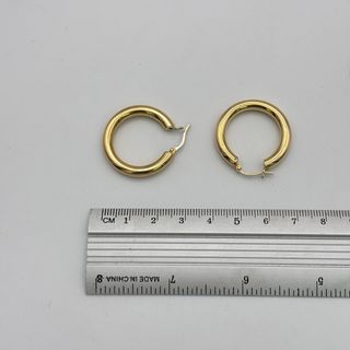 Pendientes aros de oro 18kt