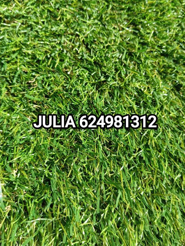 Cesped artificial verde