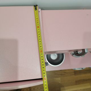 Cocinita rosa madera infantil + accesorios 