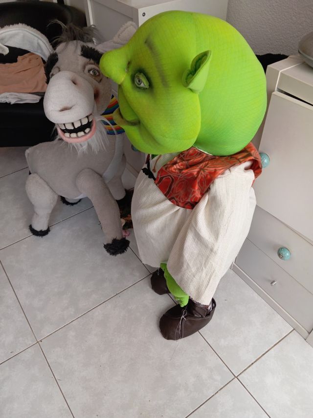Muñecos Shrek & Burro grandes