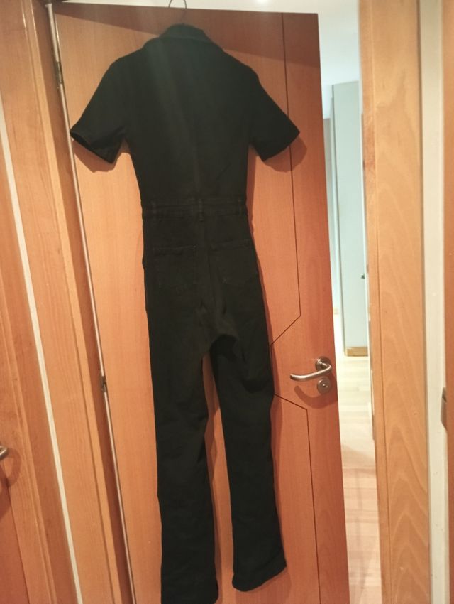 Mono tejano negro - Stradivarius. Elastan. Manga c