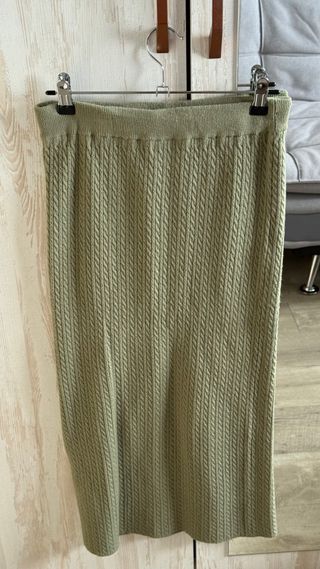 Falda Zara verde