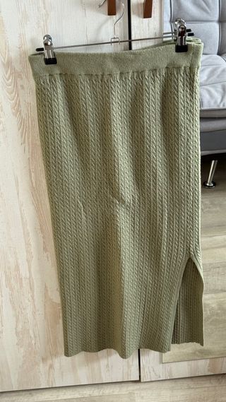 Falda Zara verde