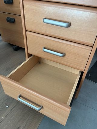Mesita noche 3 cajones madera URGE