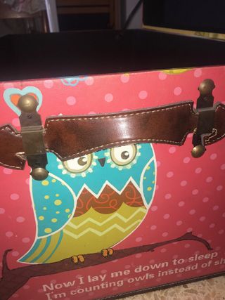 Baúl infantil búhos - Decorativo