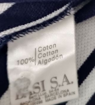 Polo de rayas verticales ”Lacoste”. Talla 5.