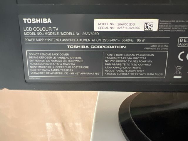 TV Toshiba 21" - Impecable