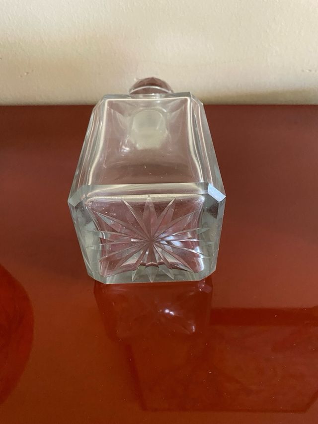 Botella whisky cristal tallado