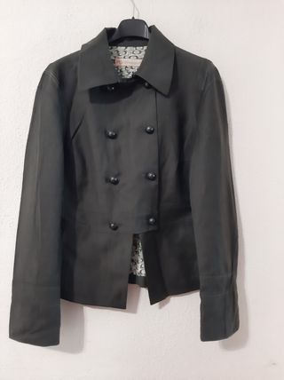 Blazer Purificación García verde oliva