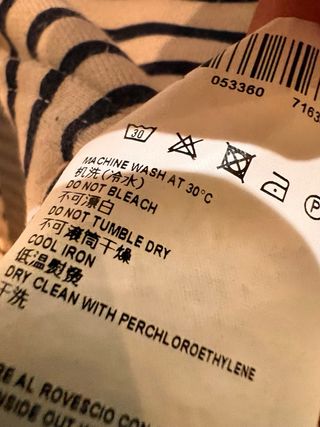 Blazer OVS righe bianco-blu taglia S