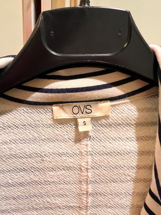 Blazer OVS righe bianco-blu taglia S