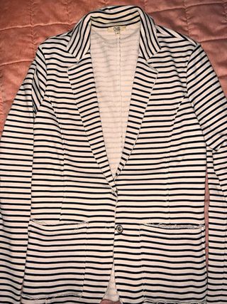 Blazer OVS righe bianco-blu taglia S