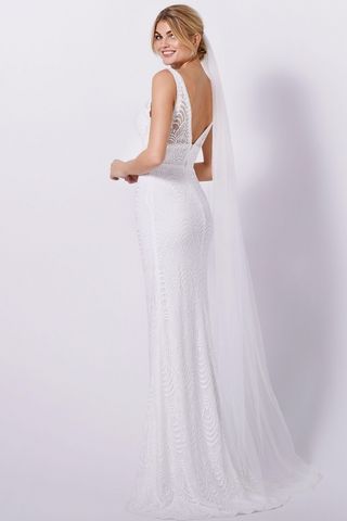 Vestido Novia T 44 Sirena Bohemio