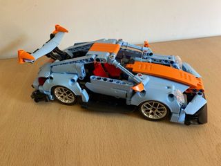2 Coches de bloques de construccion 1/18