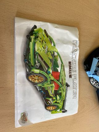 2 Coches de bloques de construccion 1/18