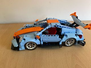 2 Coches de bloques de construccion 1/18