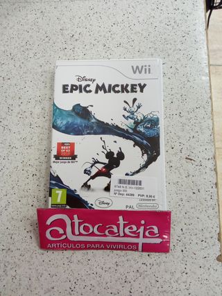 Juego Wii Epic Mickey