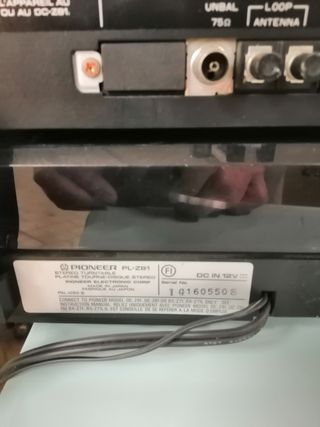 Pioneer Radio AM/FM Tuner-mod. F-791 Turner disque