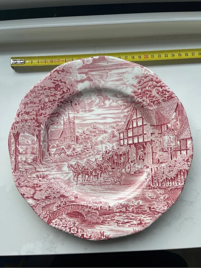 Plato porcelana inglesa