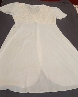 Bata camisón mujer elegante fina encaje