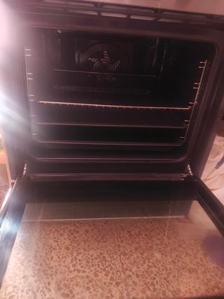 Horno integrable con aire forzado y vapor